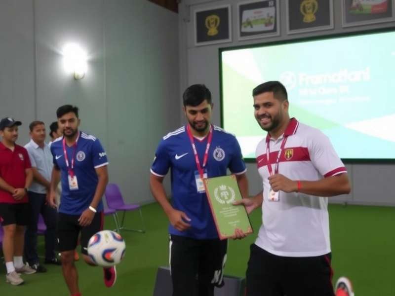 Happy Indian Gamers Playing Mumbai FIFA Masters Indian Players Enjoying Mumbai FIFA Masters